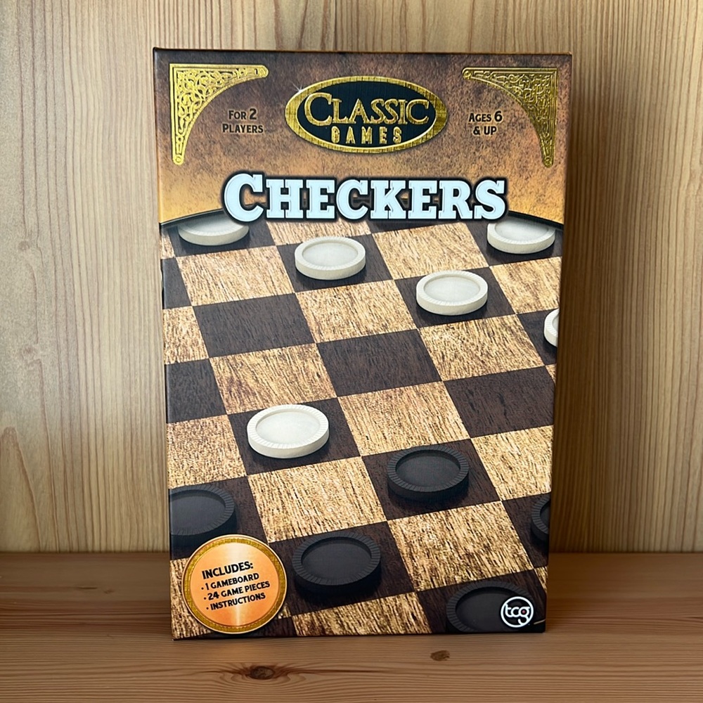 Classic Checkers Game!! NEW IN BOX